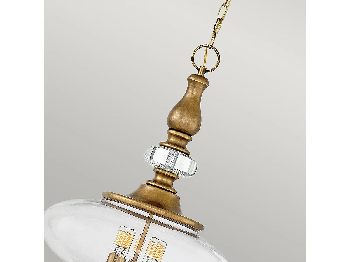 Elstead Wexley - 5 Lichtdecke Anhänger Messing, E14