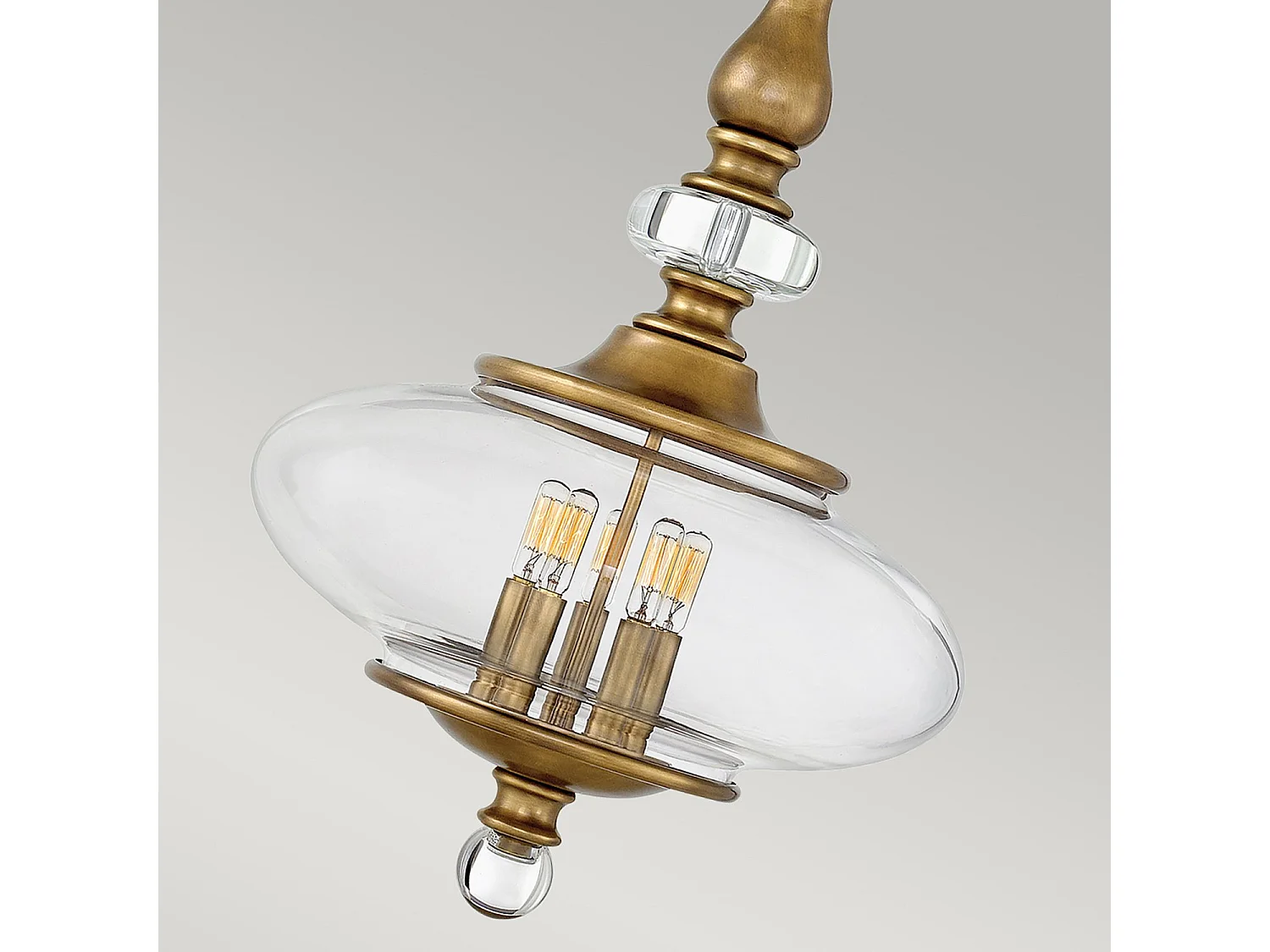 Elstead Wexley - 5 Lichtdecke Anhänger Messing, E14