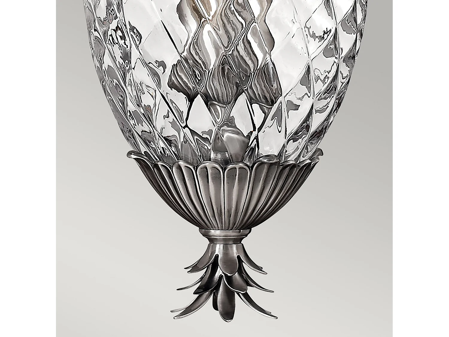 Elstead Plantation - 4 Licht Decke Anhänger poliert Antik Nickel, E14