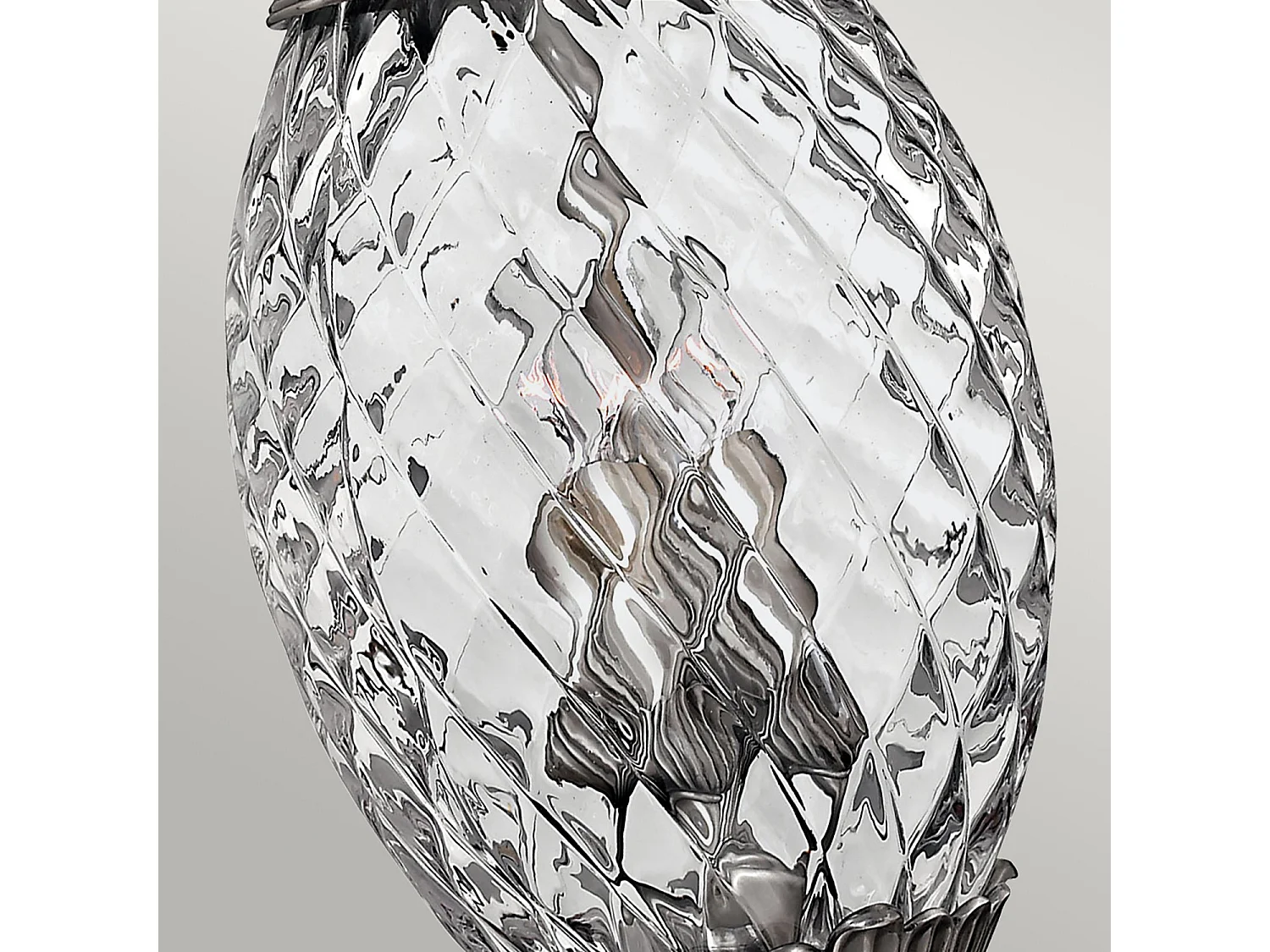 Elstead Plantation Suspension à 4 ampoules au fini nickel antique poli, E14