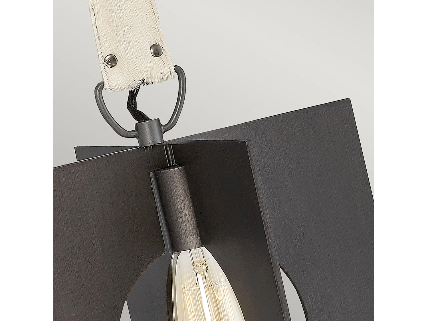 Sospensione Industrial Nordica Ludlow Acciaio Grafite Spazzolata 1 Luce E27