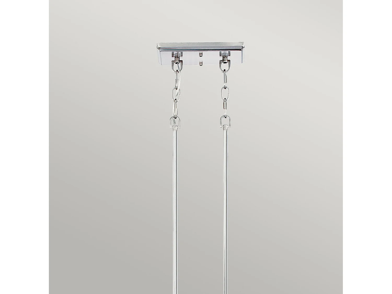 Elstead Emery - 3 licht Pendelleiste Kronleuchter licht Silver, E27