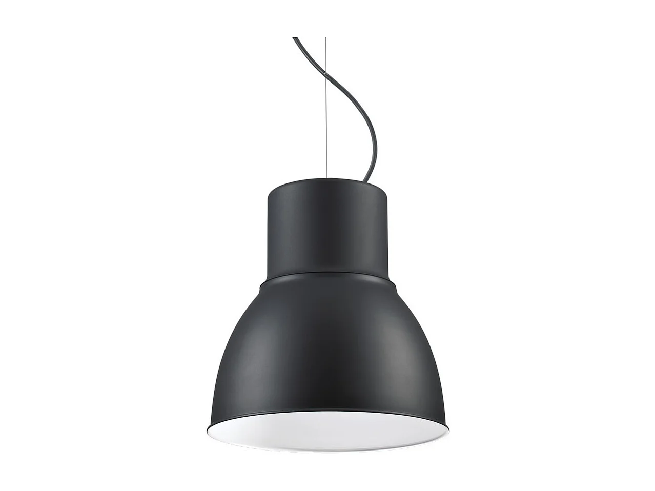 Ideal Lux BREEZE - Plafoniera Cupola da Interno 1 Luce Nera, E27