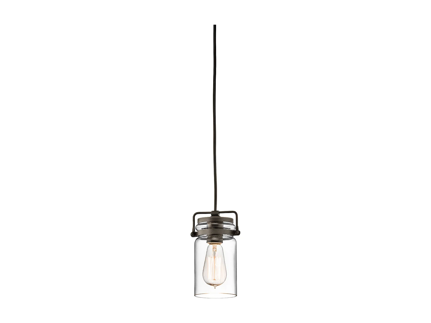 Elstead Brinley - Mini Sospensione 1 Luce Soffitto Bronzo Olde, E27