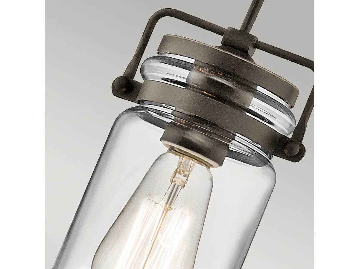 Elstead Brinley Mini suspension à 1 ampoule au plafond bronze antique, E27