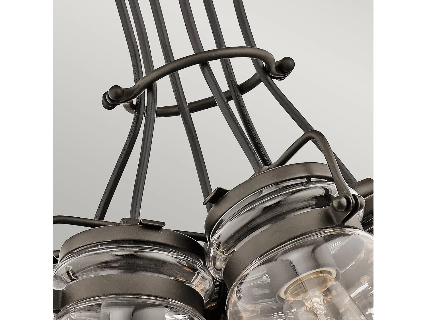 Elstead Brinley - 6 licht Cluster Anhänger Olde Bronze, E27