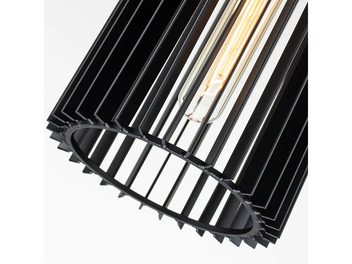 Elstead Kichler Linara Plafonnier Slim Suspension Noir & Laiton Naturel