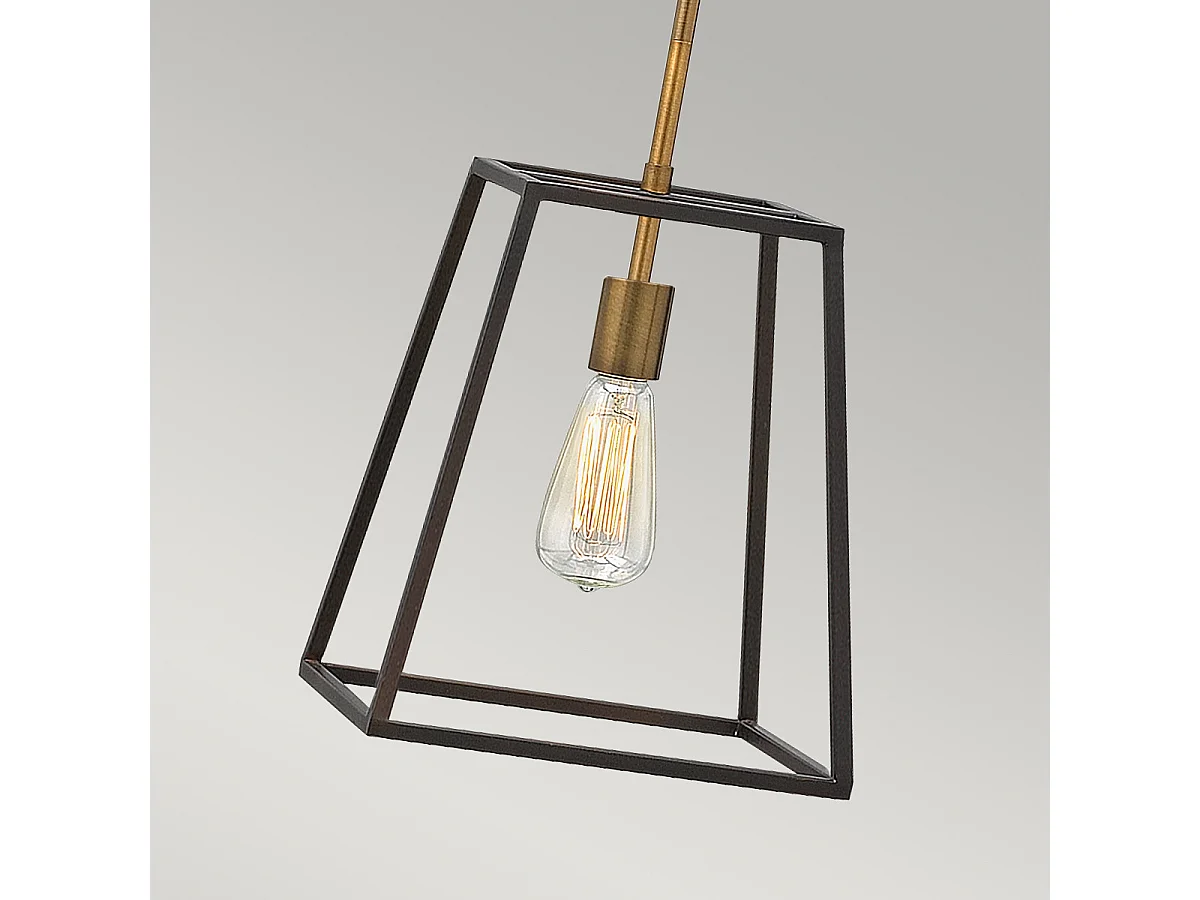 Elstead Fulton - Sospensione a soffitto a 1 luce Bronzo, E27