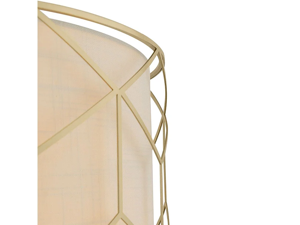 Maytoni Messina Klassische Messina 4 licht Gold Pendelleuchte Stoffschirm