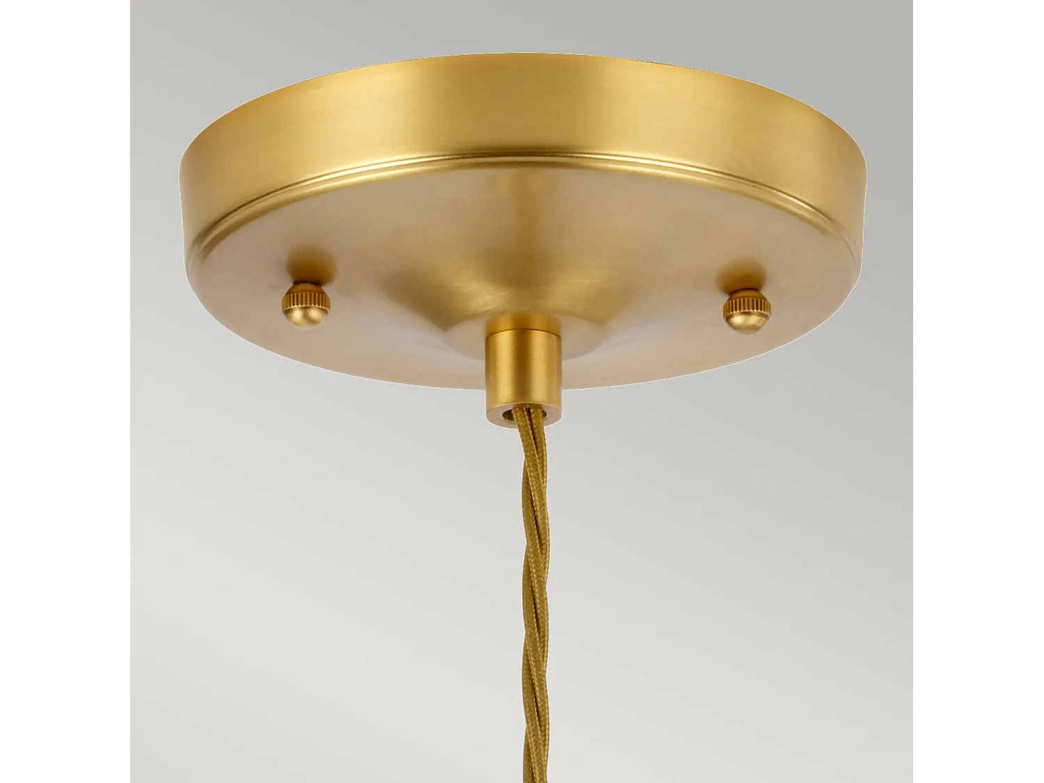 Sospensione Contemporanea Tiber Acciaio Ottone Spazzolato 1 Luce E27