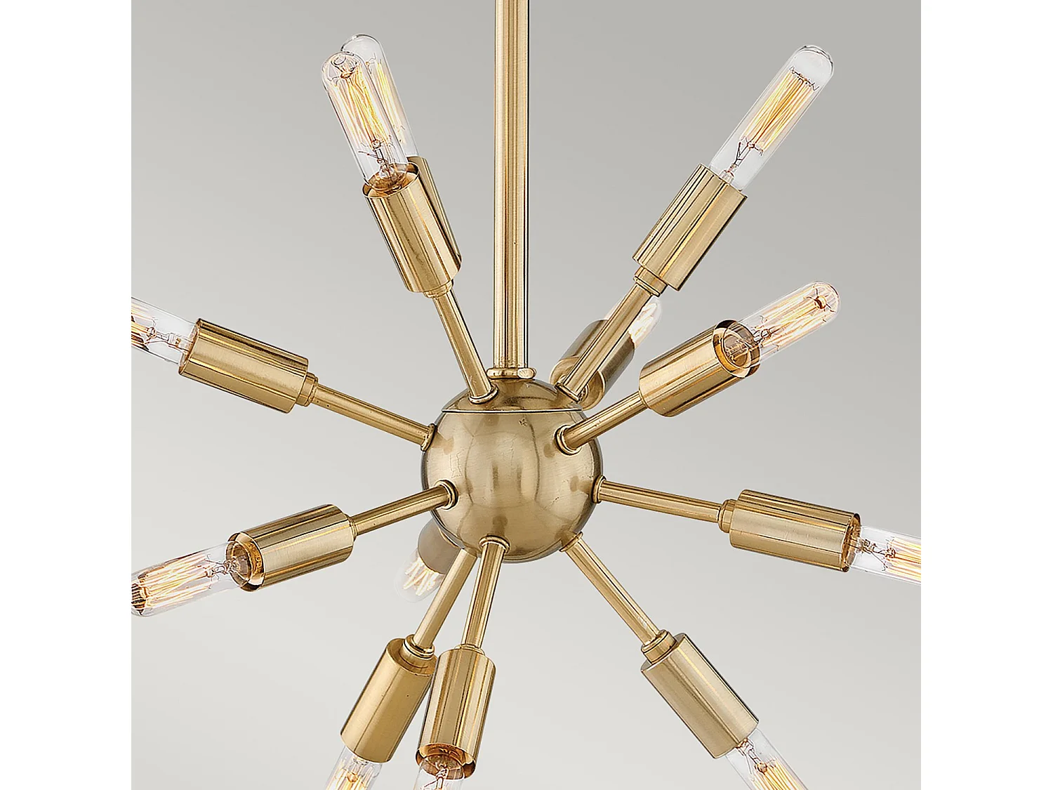 Aros Lisa McDennon par Hinkley Suspension 12 Lumières Noir & Laiton Chaud