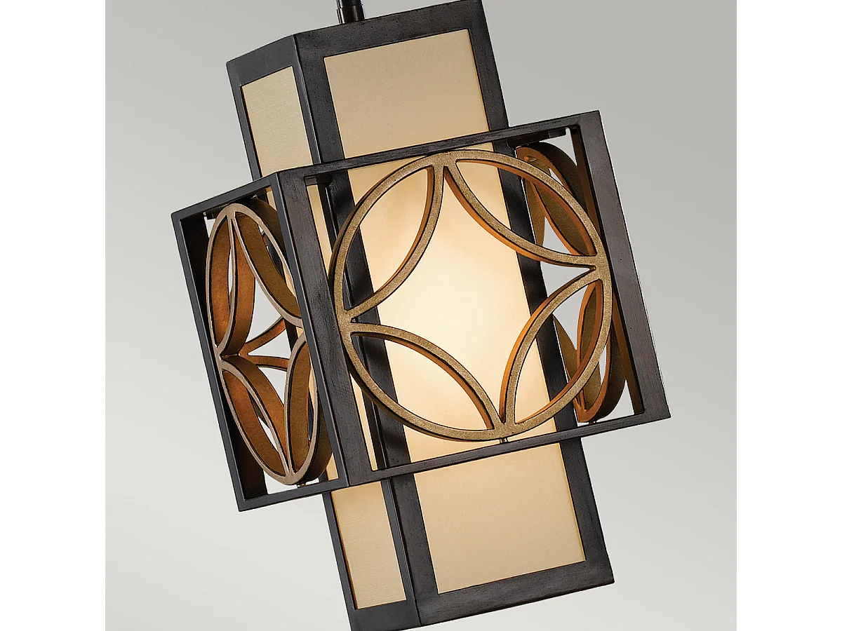 Elstead Remy - 1 Lichtdeckenanhänger Gold, Bronze, E27