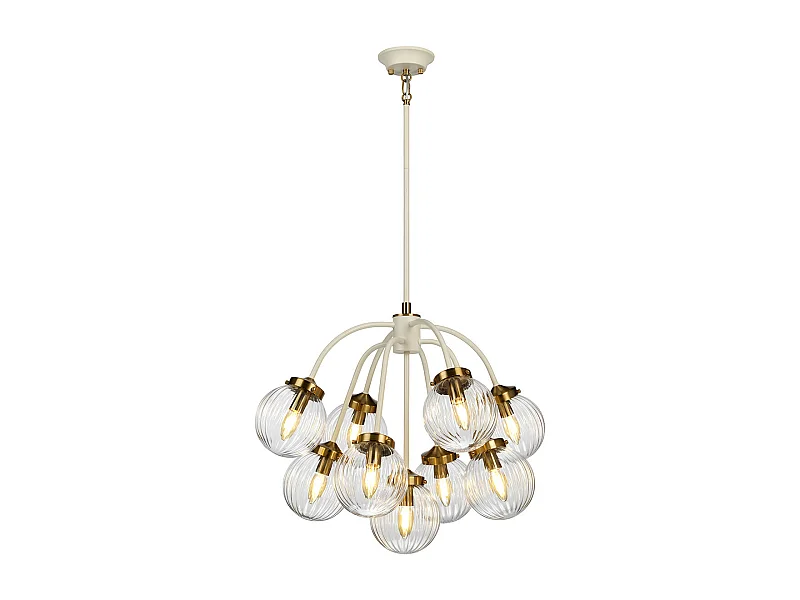 Cosmos 9 lampade a sospensione a forma di globo in vetro