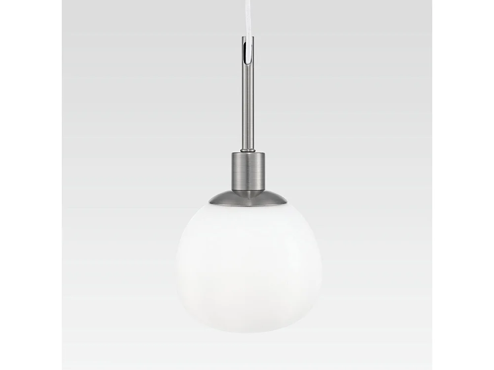 Erich Lampada a Sospensione Globe da Soffitto Nichel, 1 Luce, E14