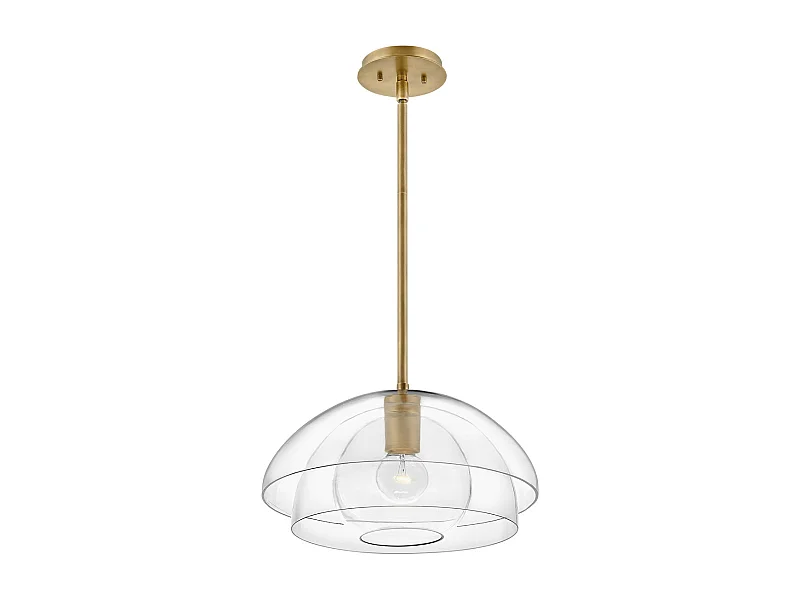 Elstead Hinkley Lotus Dome Pendelleuchte Heritage Messing