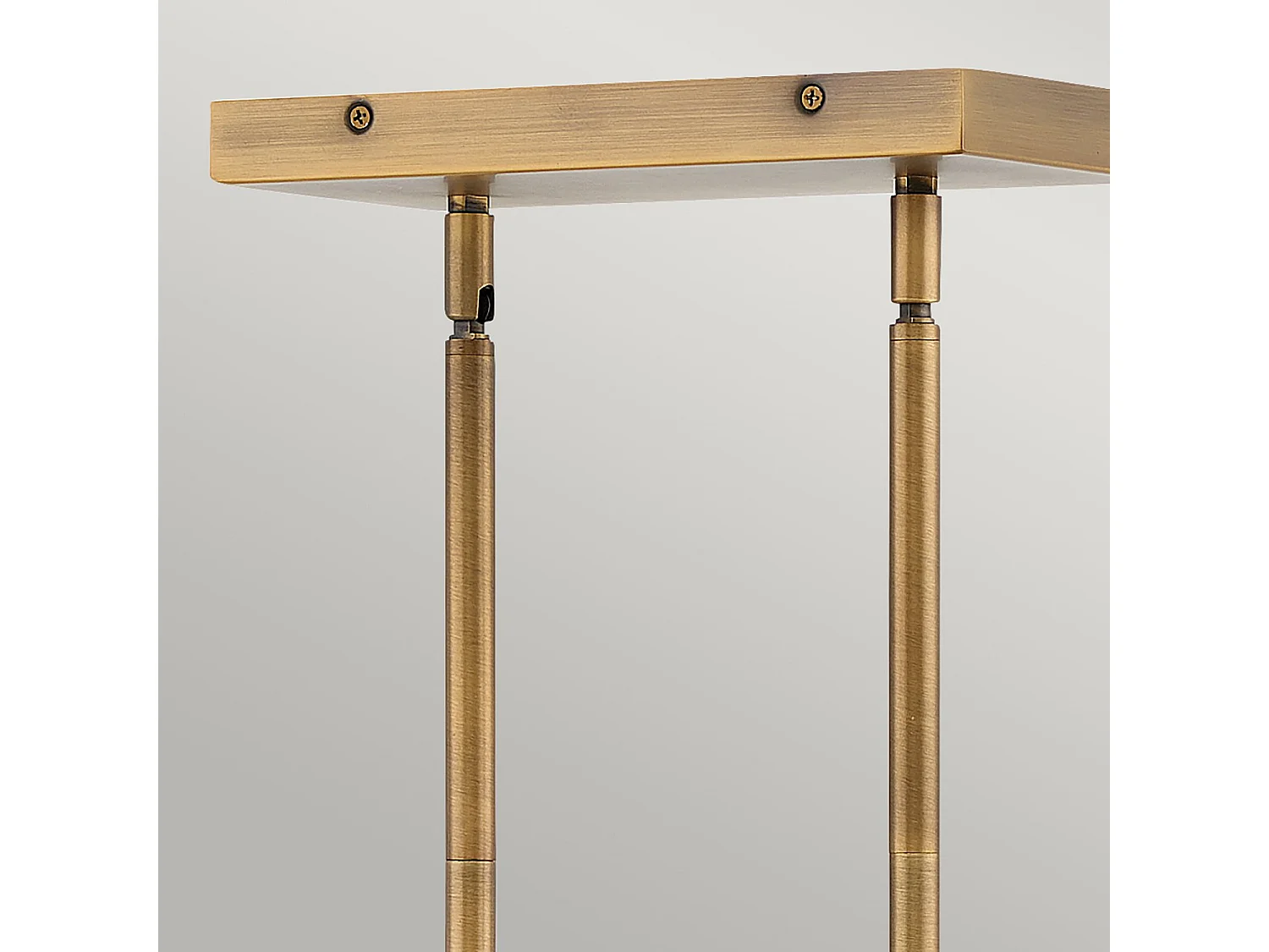 Ensemble Hinkley Fredrick Ramond 6-Licht-Anhänger aus gebürsteter Bronze