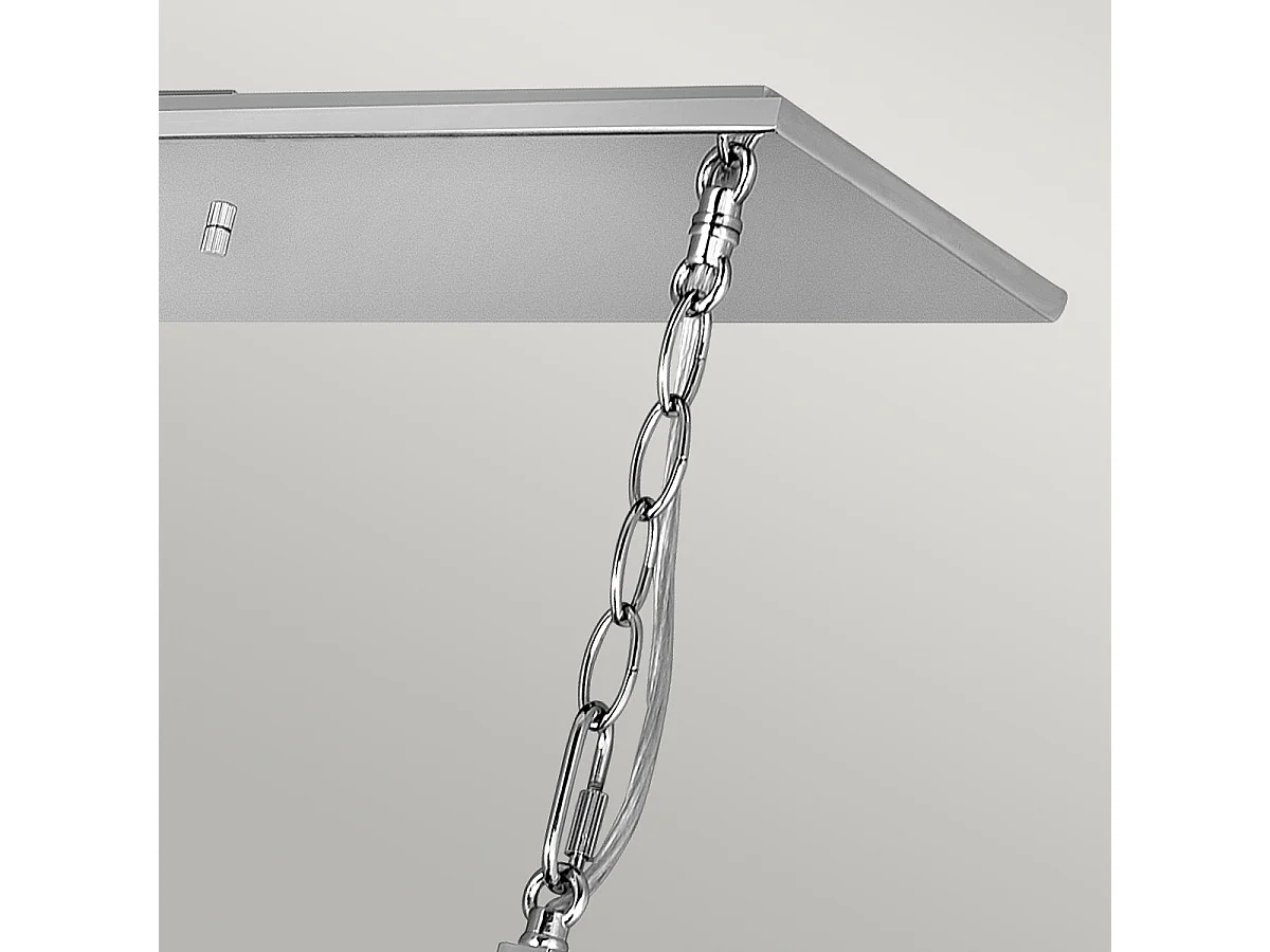 Ludlow Lisa McDennon by Hinkley 8 licht Pendelleuchte Nickel poliert