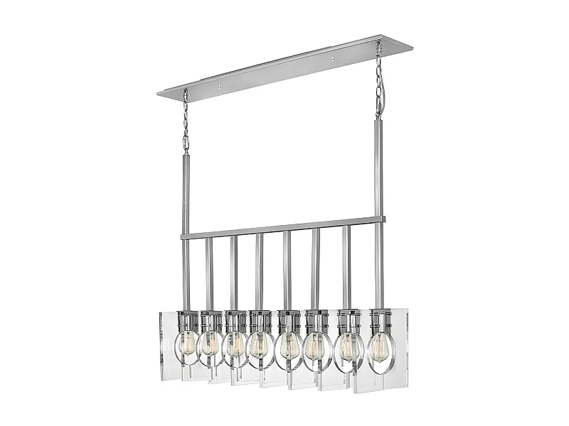 Ludlow Lisa McDennon by Hinkley 8 licht Pendelleuchte Nickel poliert