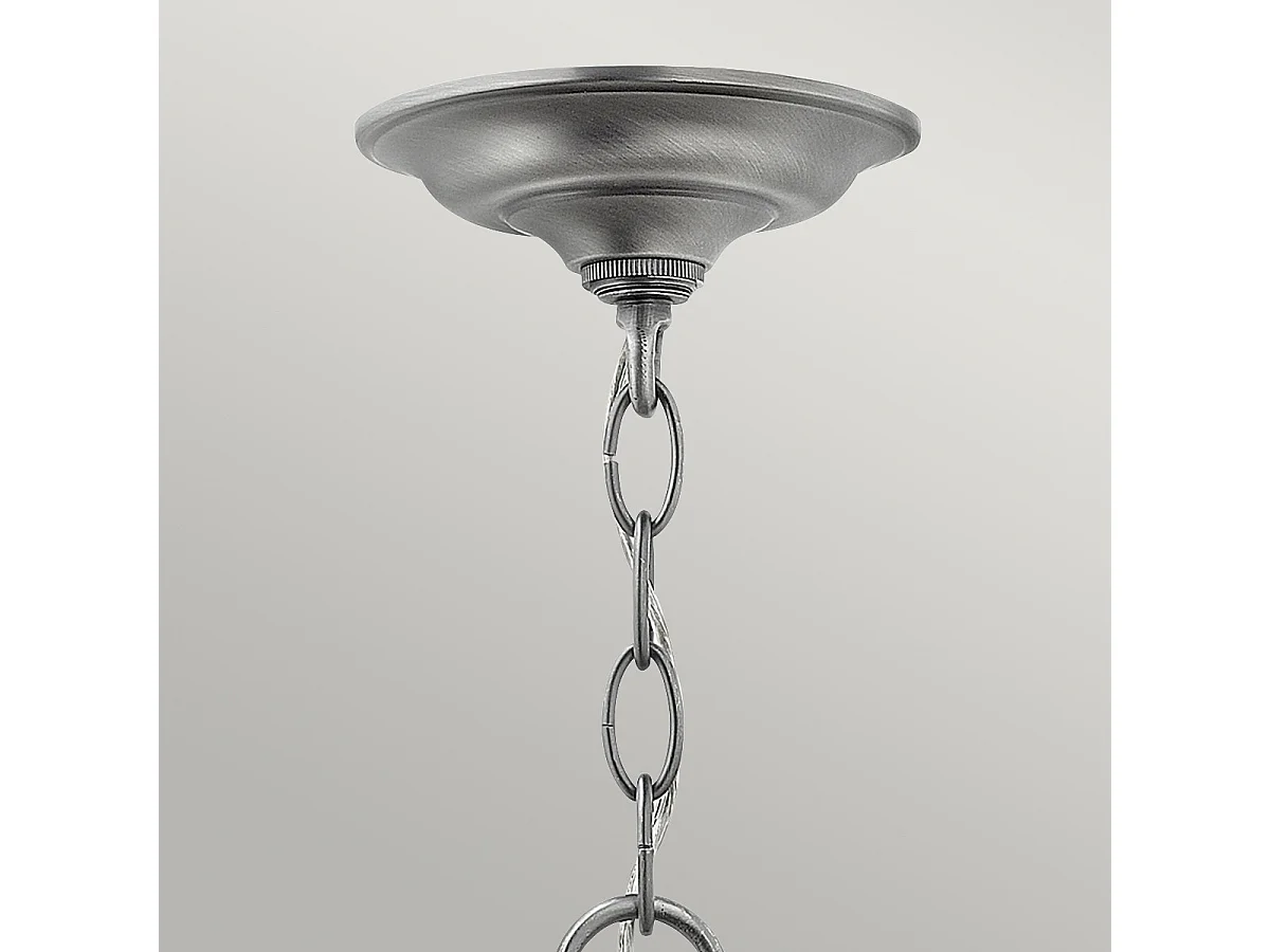 Elstead Gentry - Lanterna da soffitto a 4 luci media in peltro, E14