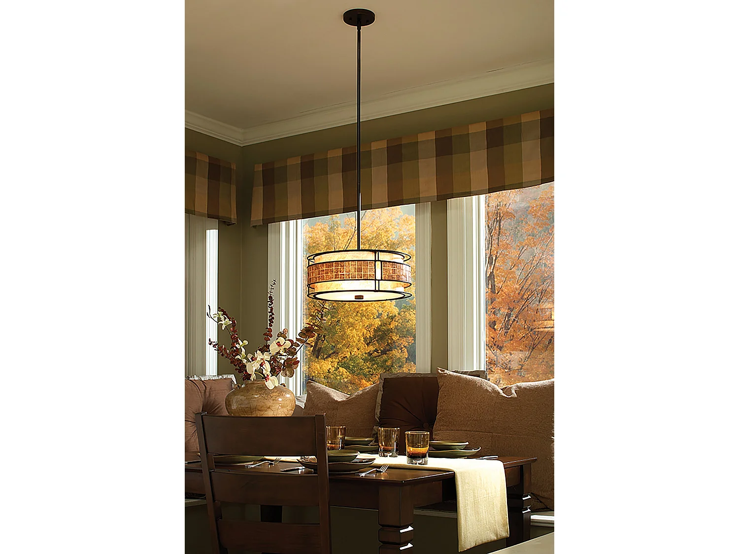 Elstead Laguna - 4 Licht Decke Anhänger Renaissance Kupfer, E27