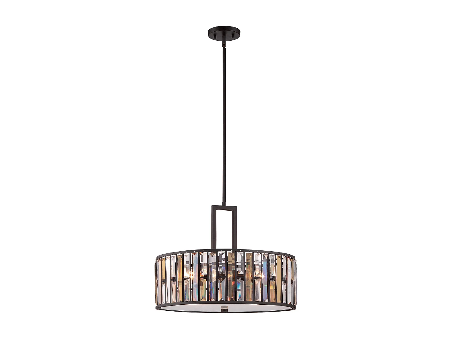 Elstead Gemma - 3 Licht Decke Anhänger Vintage Bronze, E27