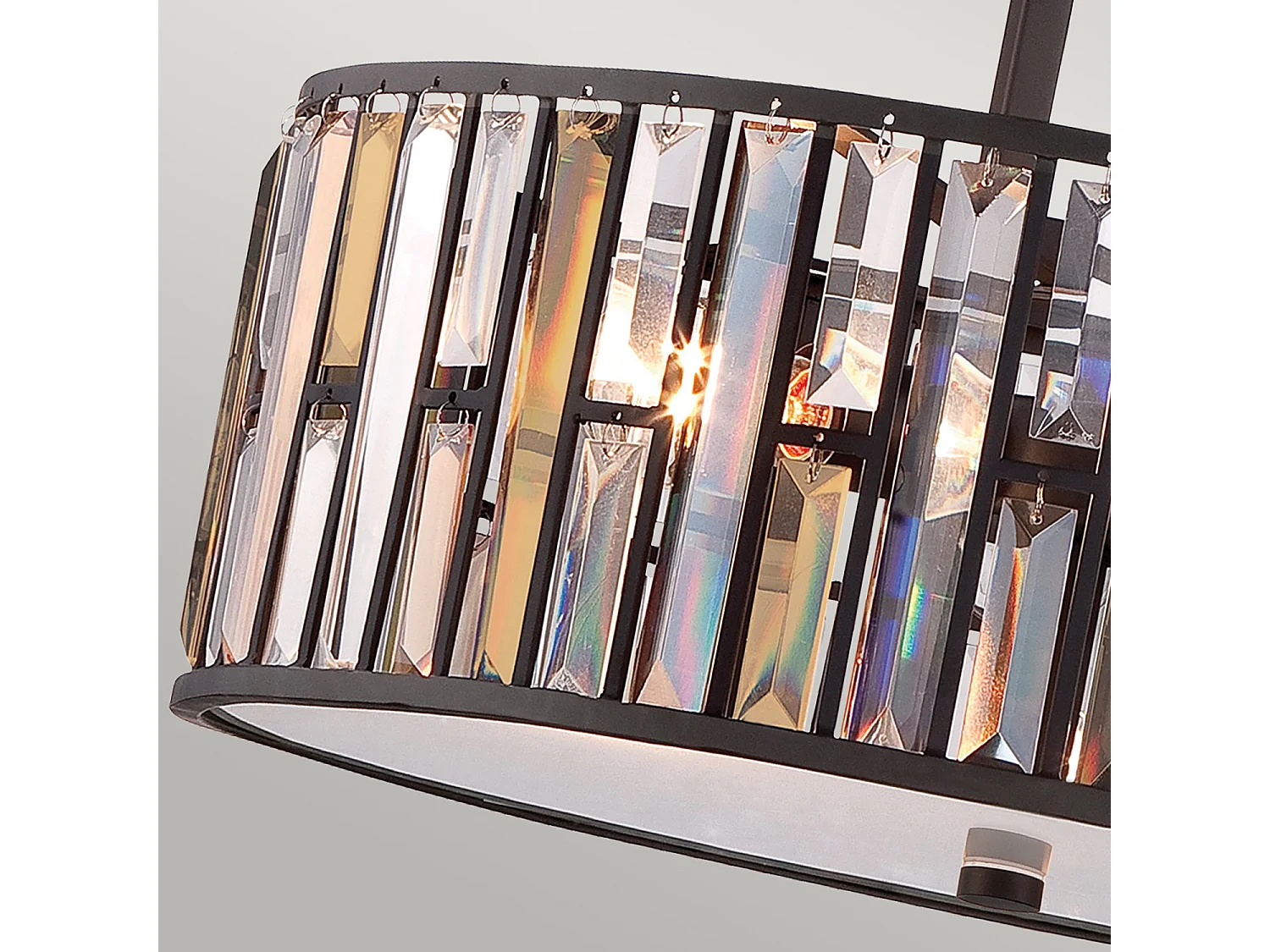 Elstead Gemma - 3 Licht Decke Anhänger Vintage Bronze, E27