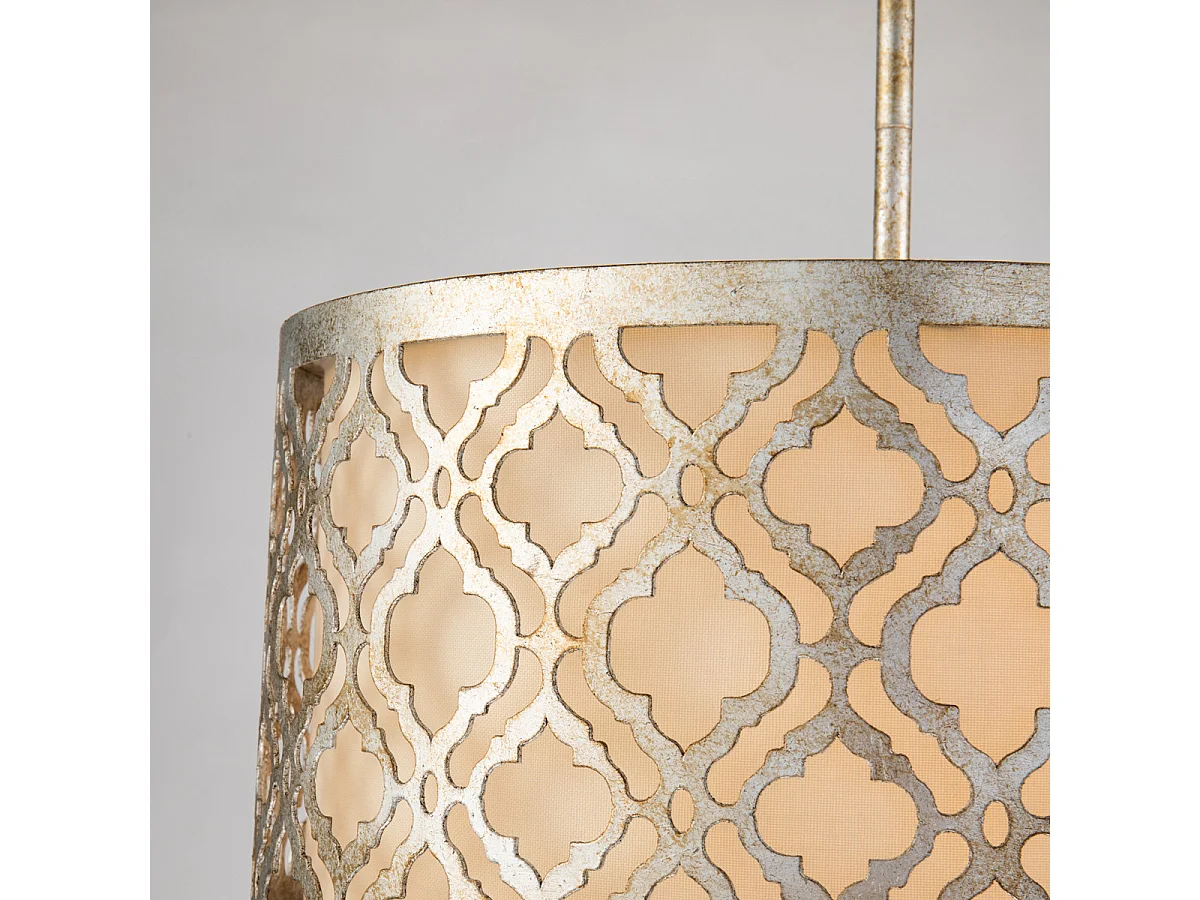 Elstead Arabella - 2 leichte mittelgroße runde Decke Duo-Mount Anhänger Gold, E27