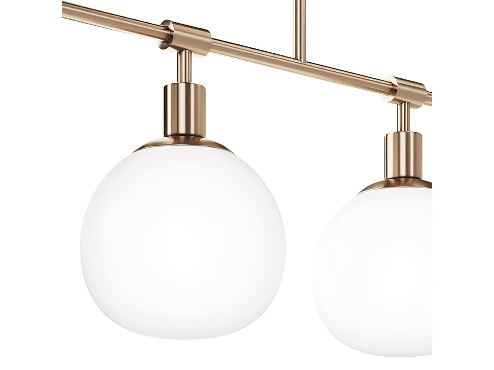 Erich Deckenpendelleuchte Messing, 5-flammig, E14