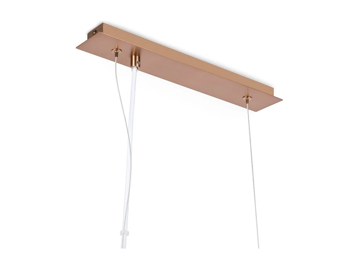 Erich Deckenpendelleuchte Messing, 5-flammig, E14