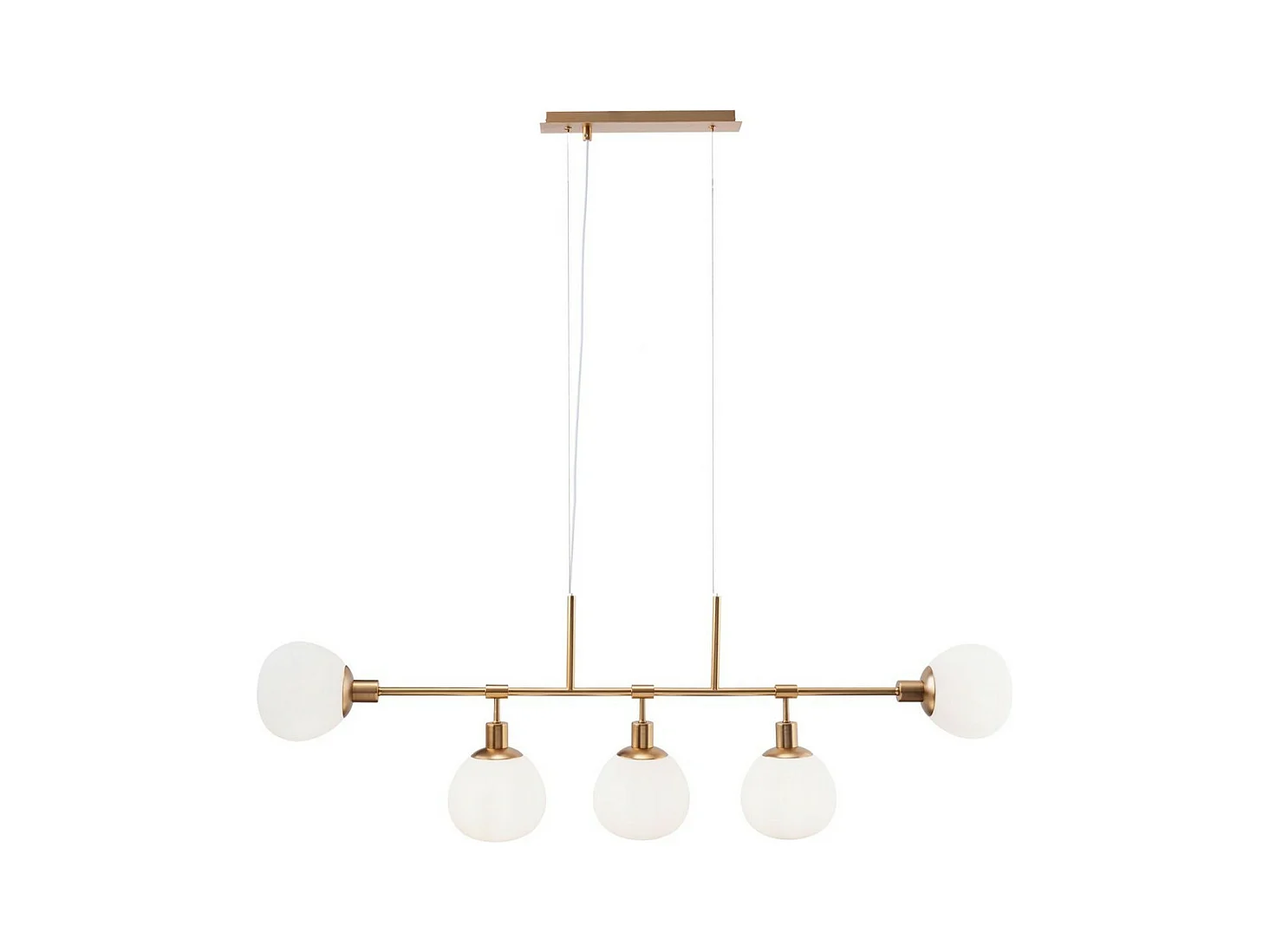 Erich Plafonnier en laiton, 5 lumières, E14