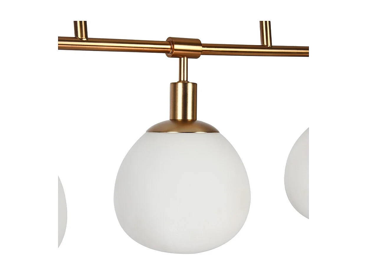 Erich Deckenpendelleuchte Messing, 5-flammig, E14