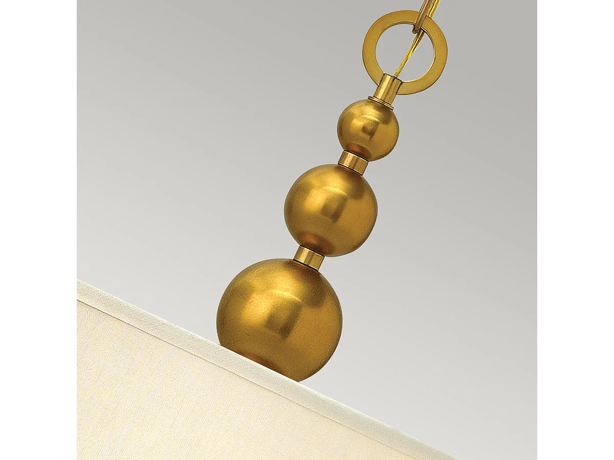 Elstead Zelda - 3 Licht Decke Anhänger Vintage Messing, E27