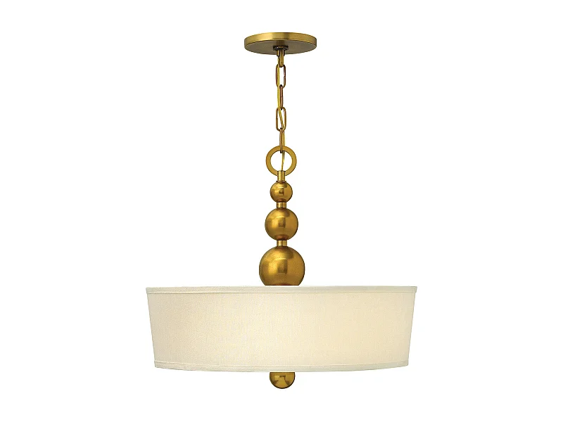 Elstead Zelda - 3 Licht Decke Anhänger Vintage Messing, E27