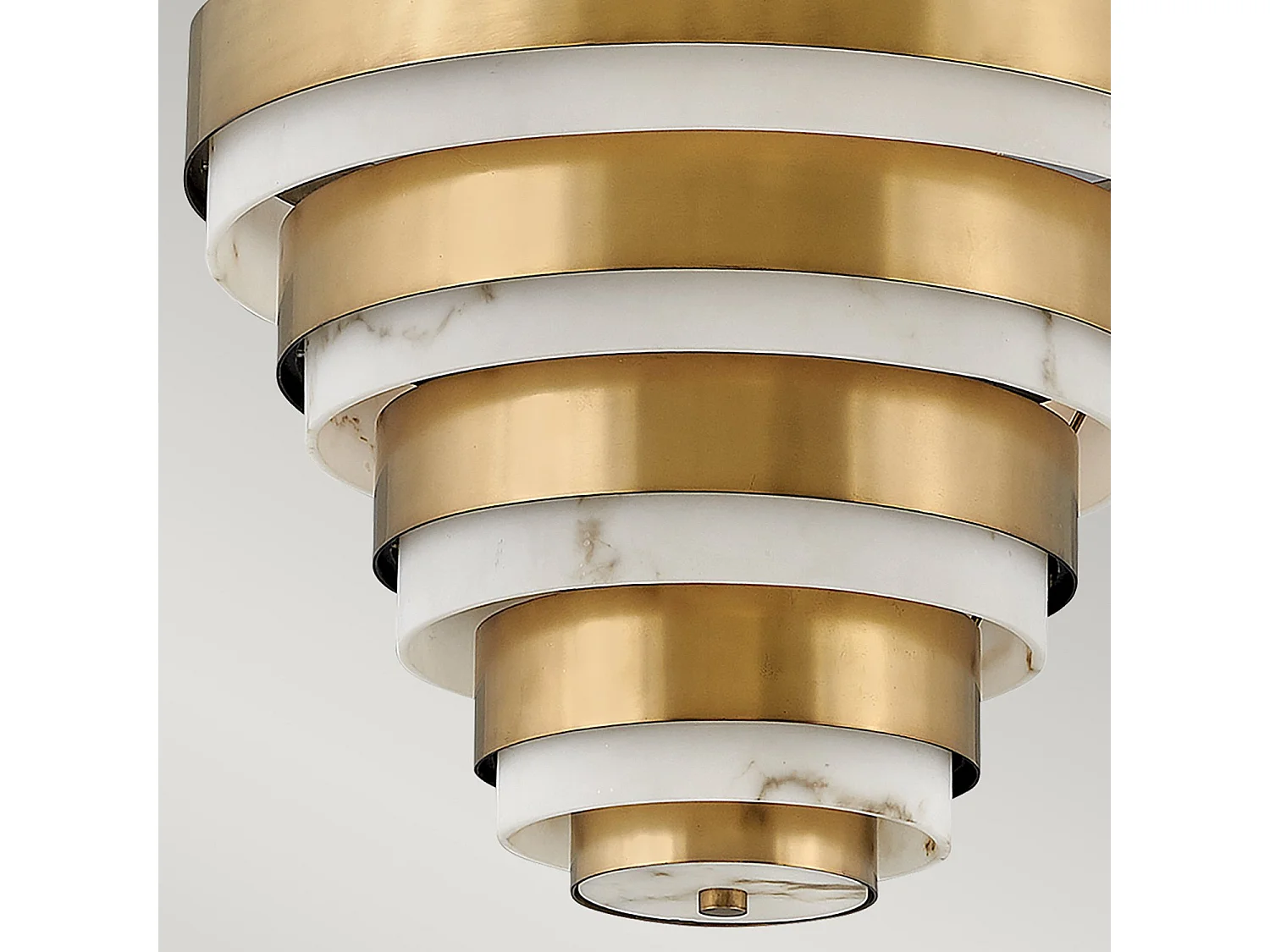 Elstead Hinkley Echelon Cylindrisk taklampa Heritage Mässing