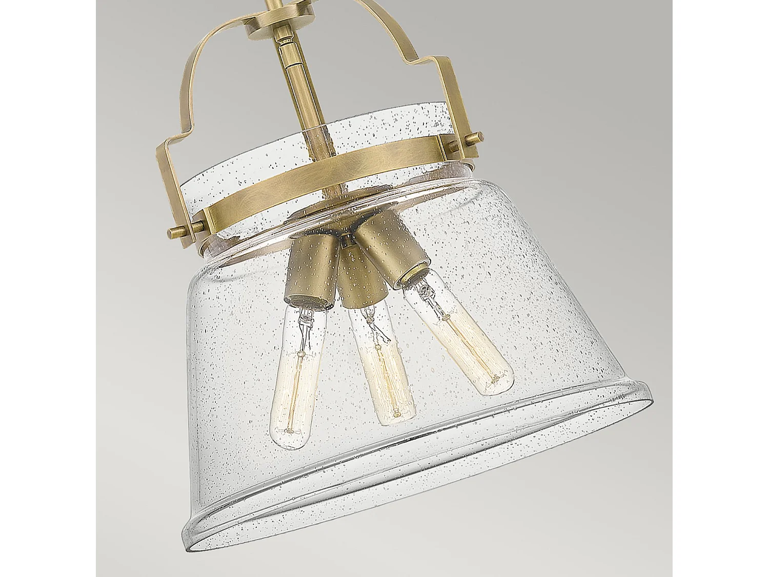 Elstead Quoizel Wimberley Dome Pendelleuchte aus verwittertem Messing