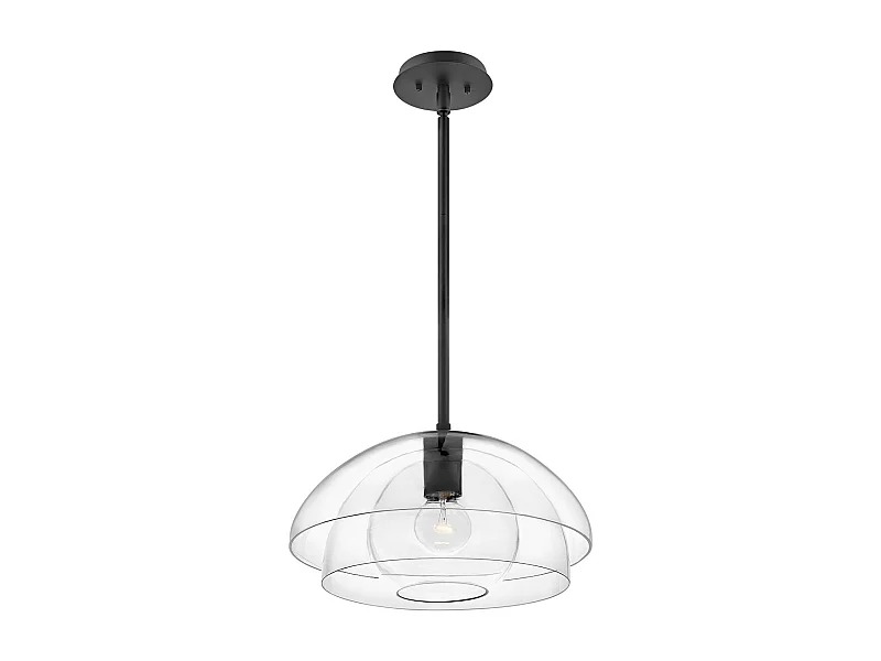 Elstead Hinkley Lotus Dome Pendelleuchte Schwarz