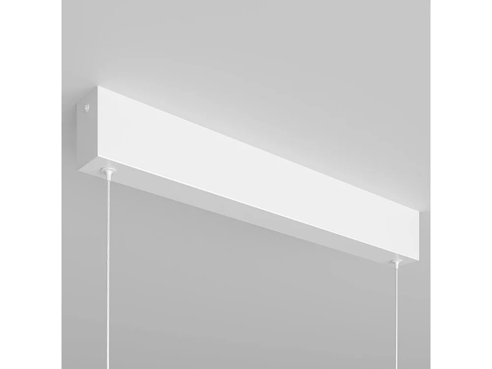 Step Integrierte lineare LED-Deckenpendelleuchte Weiß