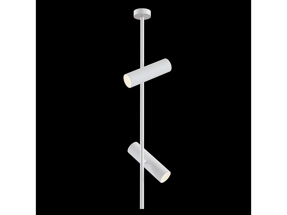 Elti Faretto da Soffitto Lampada a Sospensione Bianca, 2 Luci, GU10