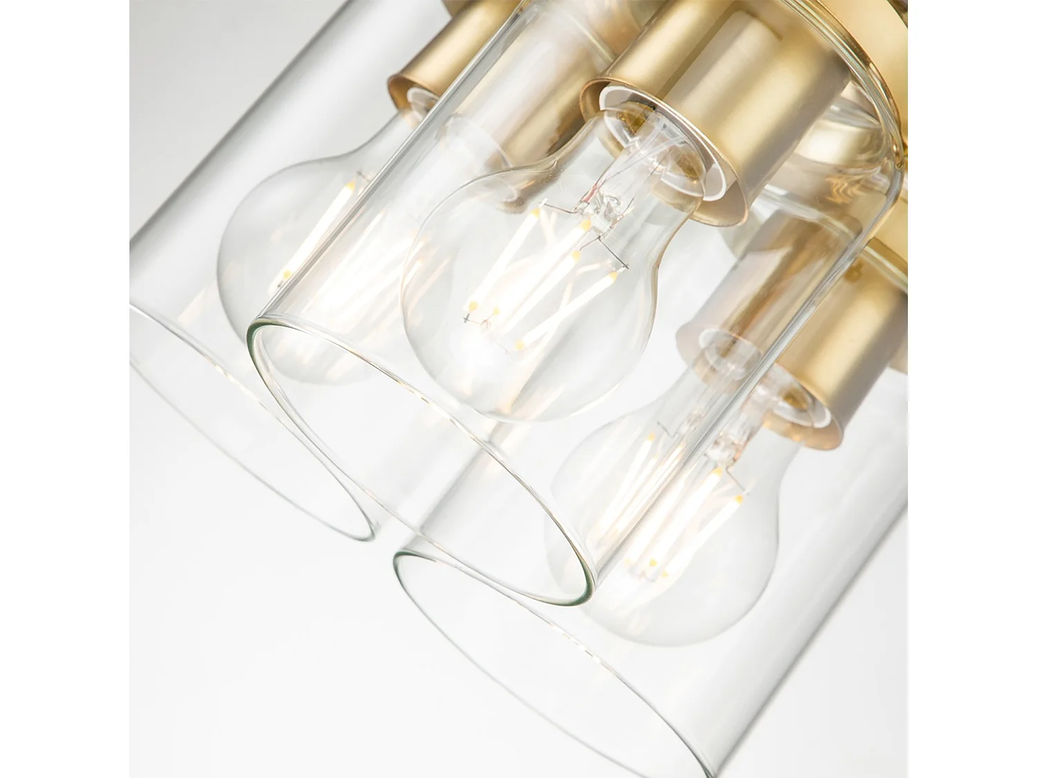 Elstead Kichler Brinley Lampada da soffitto a sospensione a grappolo in ottone spazzolato