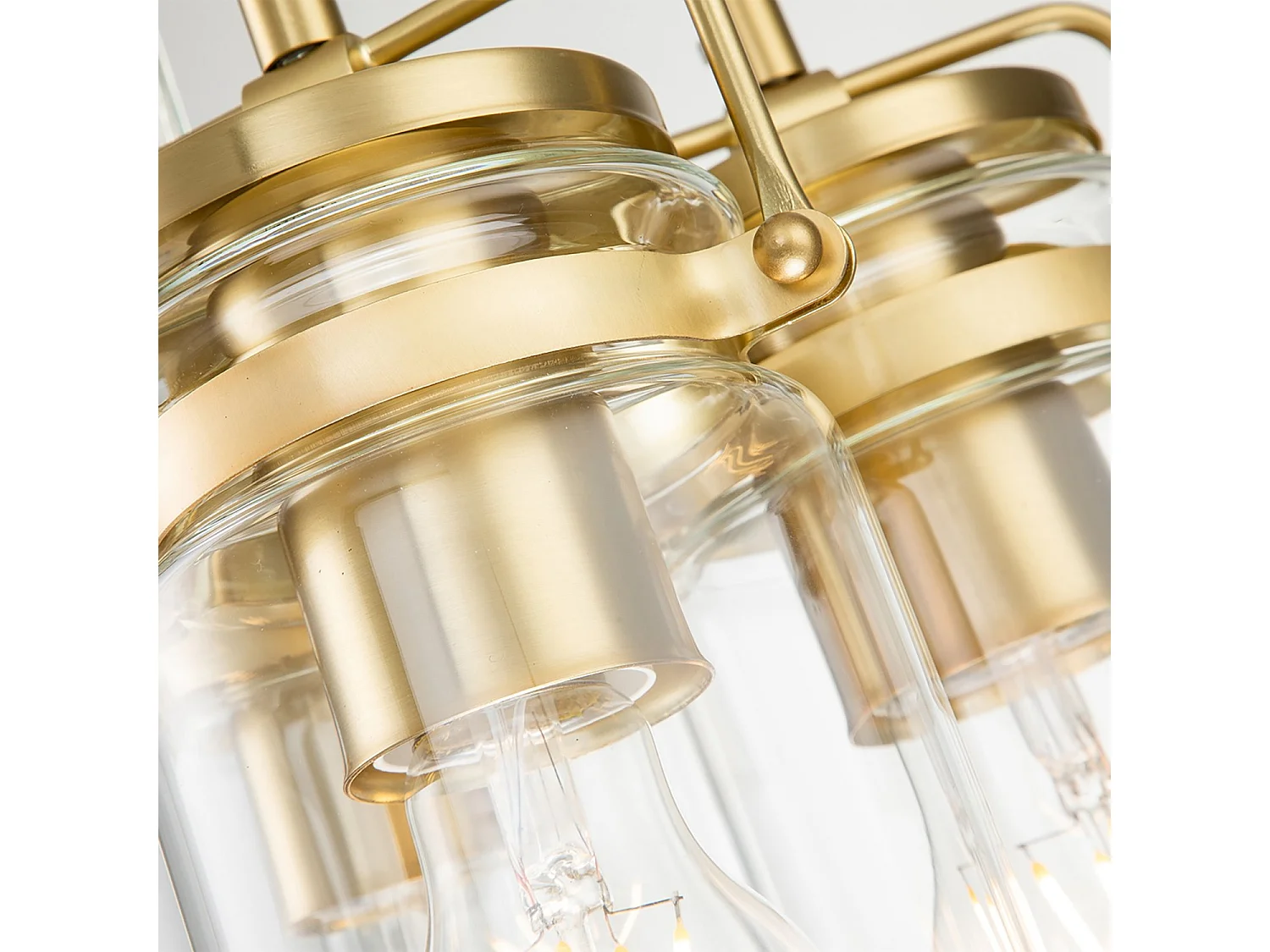 Elstead Kichler Brinley Lampada da soffitto a sospensione a grappolo in ottone spazzolato