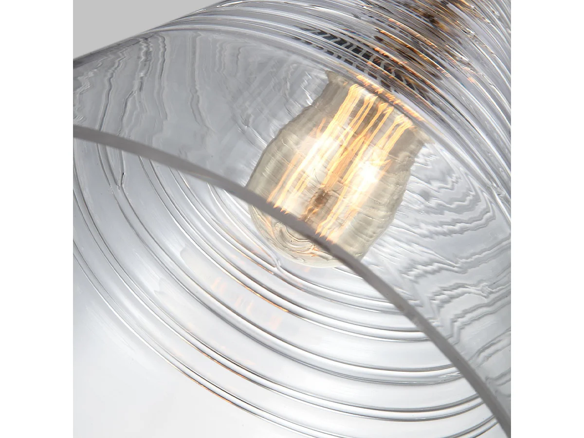 Elstead Feiss Elmore Plafoniera a Sospensione Cupola in Ottone Brunito