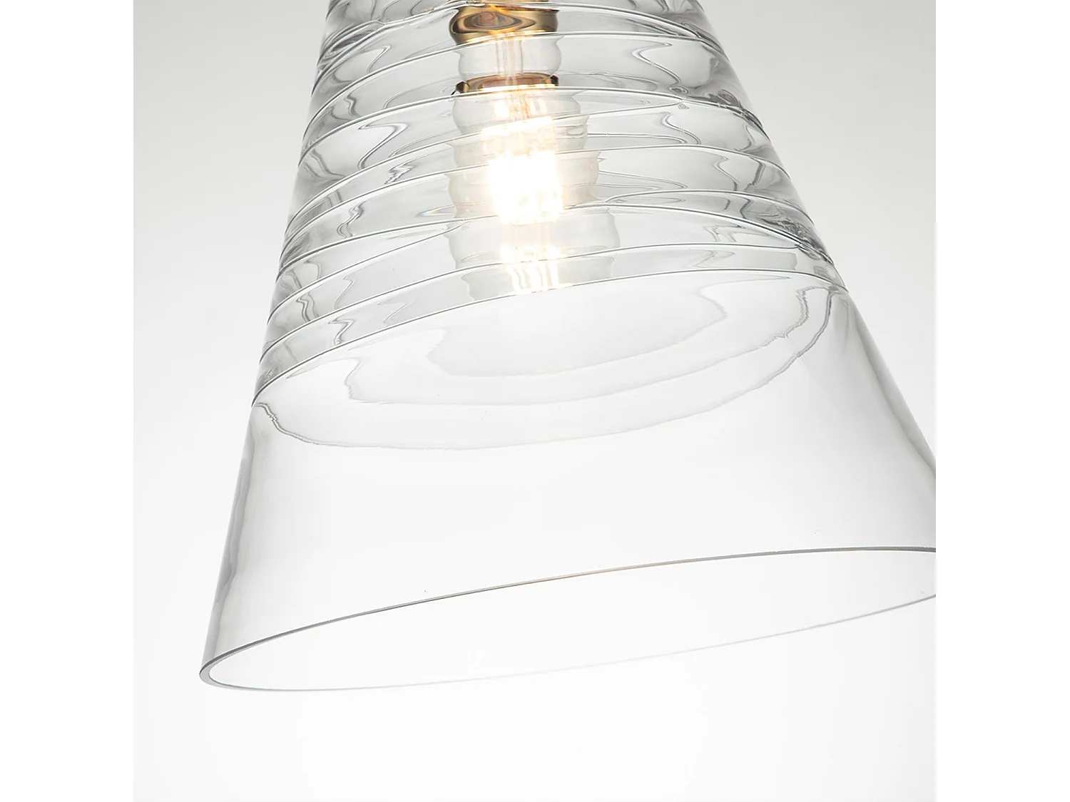 Elstead Feiss Elmore Plafoniera a Sospensione Cupola in Ottone Brunito