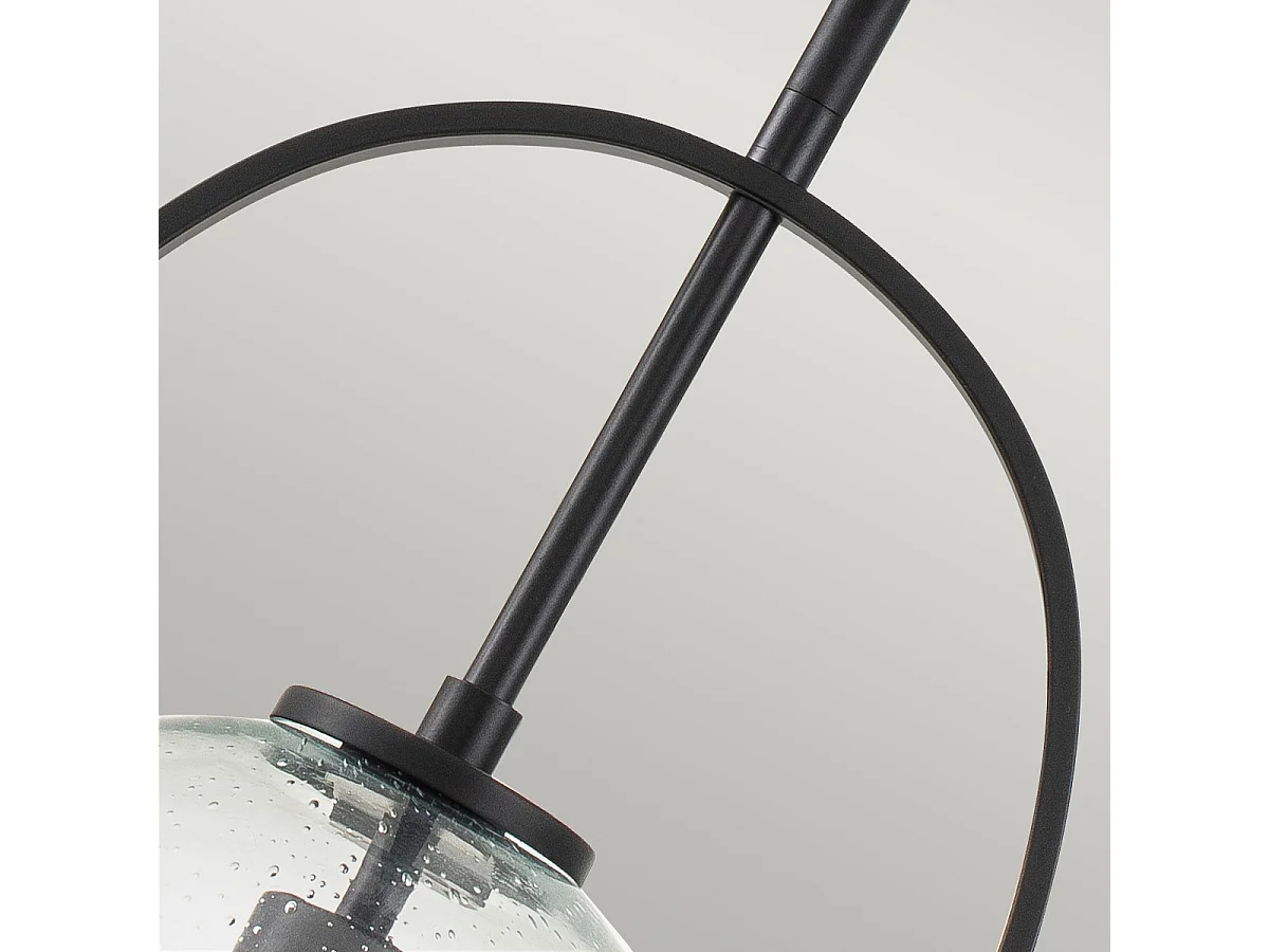 Elstead Hinkley Somerset Globe Pendel-Deckenleuchte Schwarz