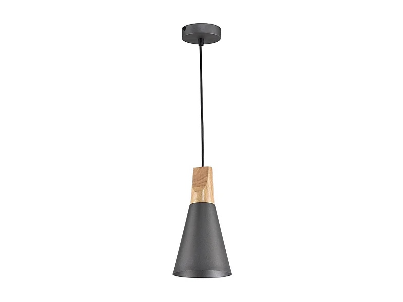 Bicones Lampada a Sospensione Dome Soffitto Grigio, 1 Luce, E27