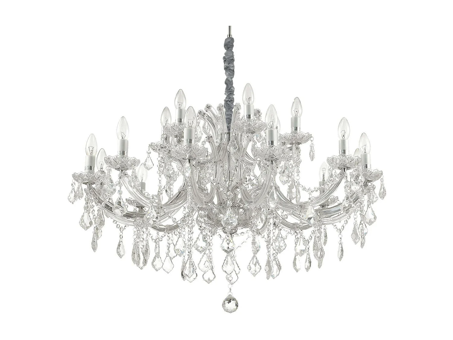 Ideal Lux Napoleon - Luce a sospensione cromata