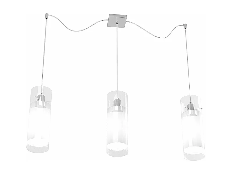 Cilinder Sospensione 3 Luci Spostabili