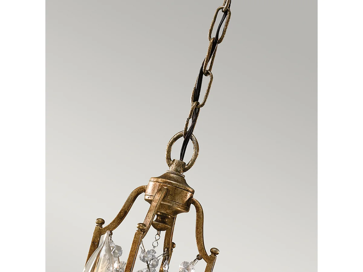 Elstead Valentina - Lampadario 4 Luci Finitura Bronzo, E14
