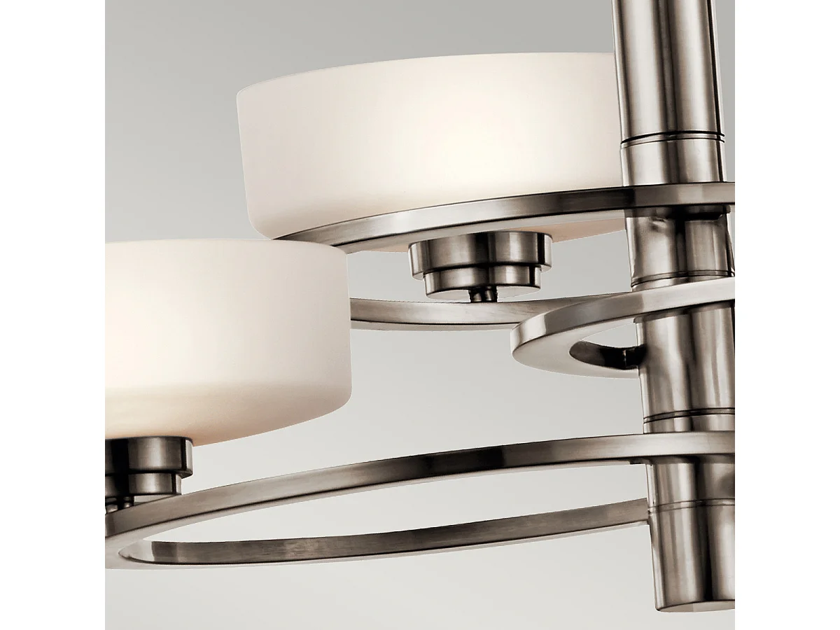 Elstead Aleeka Multi Arm Chandelier 3 Light Classic Tennfinish, G9