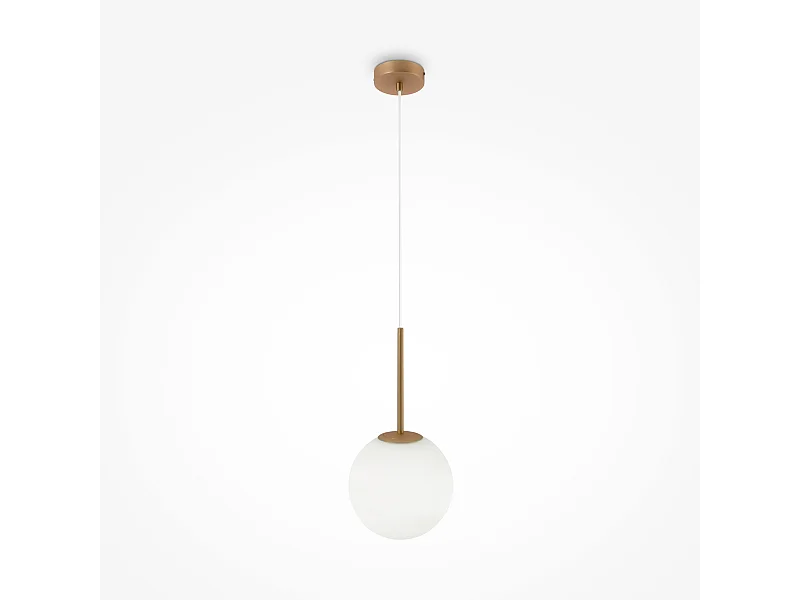 Maytoni Basic form Maytoni Basic Form Lampada da soffitto a sospensione moderna a globo grande oro E14