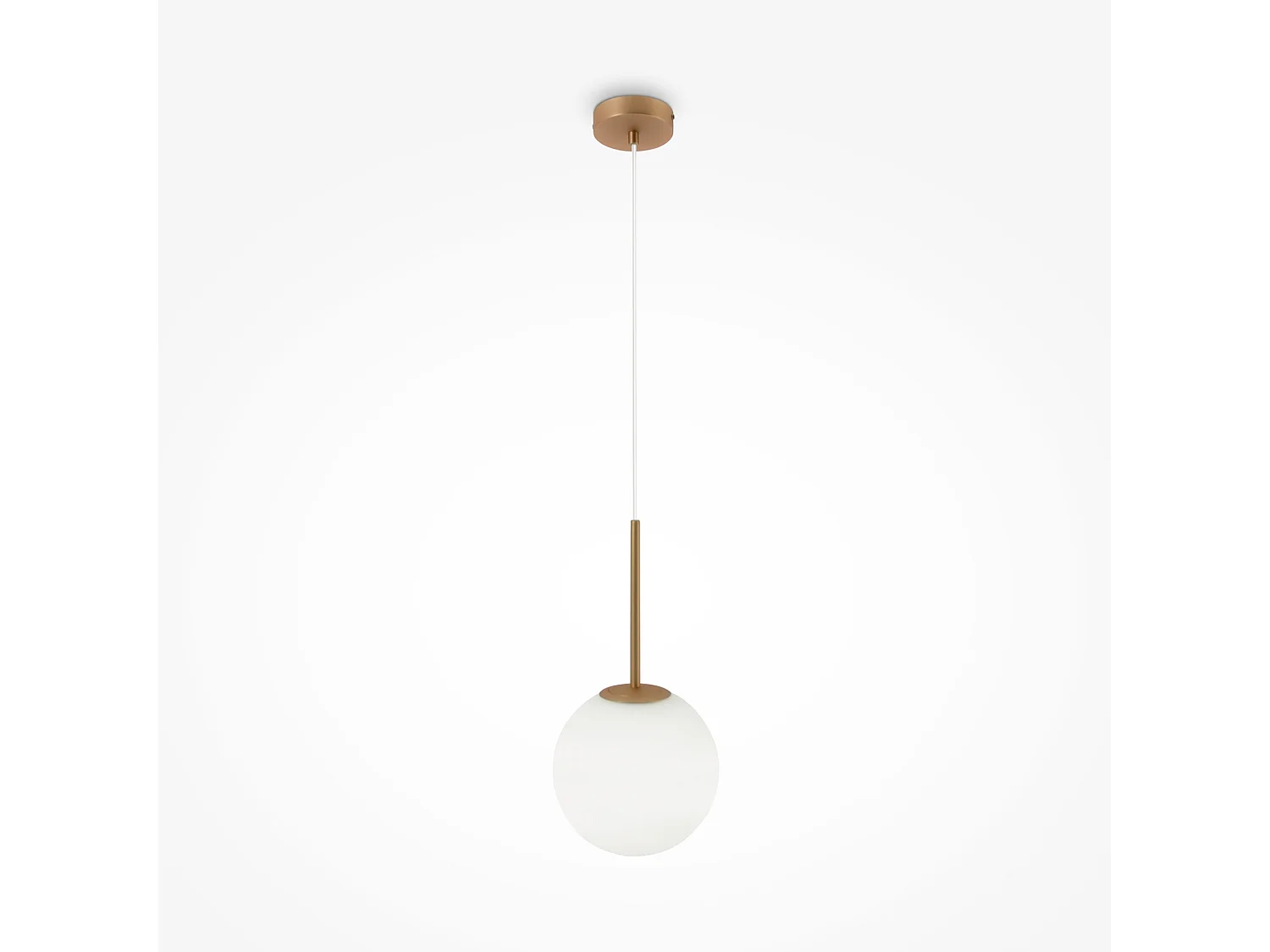 Maytoni Basic form Maytoni Basic Form Lampada da soffitto a sospensione moderna a globo grande oro E14